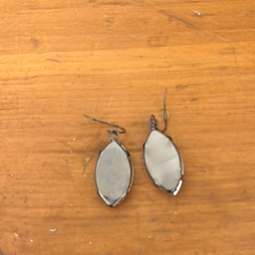 Silver Geometric Earrings with Modern Design